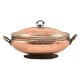 Engraved Rice Bowl With Deliate Design On The Lid And Handles
